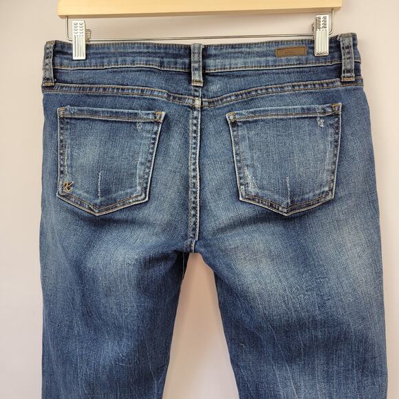 Kut from the Kloth Catherine Boyfriend Jeans Medium Wash Size 4P - Picture 5 of 14